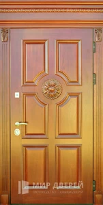 Входная эксклюзивная дверь для загородного дома №2 внешняя